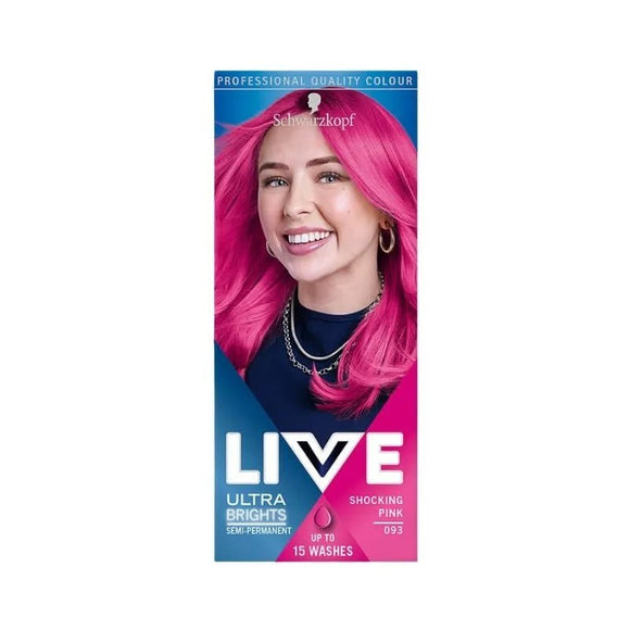 Live Ultra Brights Shocking Pink 93 Hair Colour - O'Sullivans Pharmacy