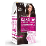 L'Oreal Casting Creme Gloss 300 Darkest Brown Hair Colour-O Sullivans Pharmacy