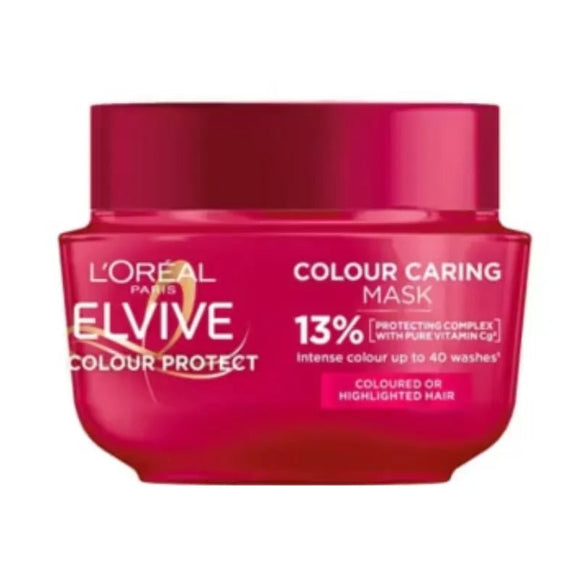 L'Oreal Elvive Colour Caring Hair Mask 300ml - O'Sullivans Pharmacy