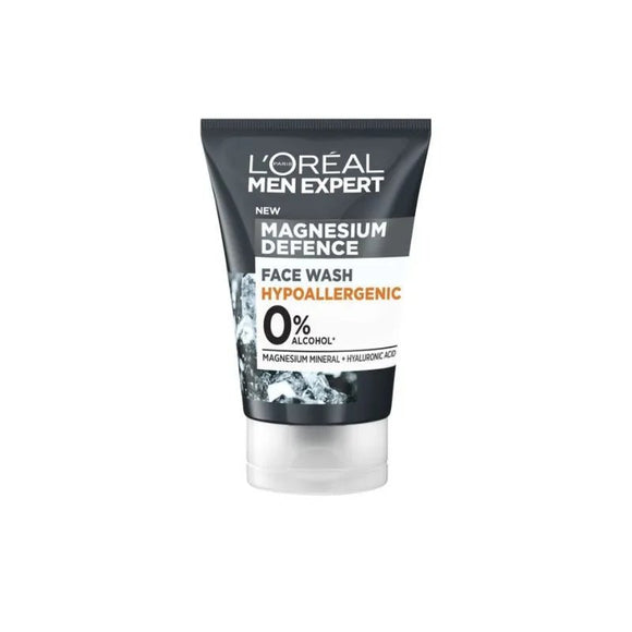 L'Oreal Men Expert Face Wash Magnesium Defence 100ml - O'Sullivans Pharmacy