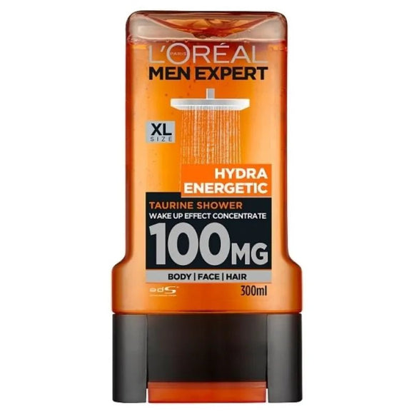 L'Oreal Men Expert Shower Gel Hydra Energetic Orange 300ml - O'Sullivans Pharmacy