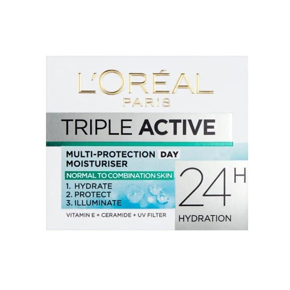 L'Oreal Triple Active Day Cream Normal 50ml - O'Sullivans Pharmacy