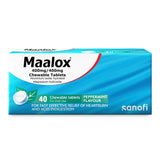 Maalox 400mg Chewable Tablets 40 Pack - O'Sullivans Pharmacy