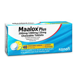 Maalox Plus Chewable Tablets 40 Pack Lemon - O'Sullivans Pharmacy