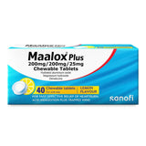 Maalox Plus Chewable Tablets 40 Pack Lemon - O'Sullivans Pharmacy