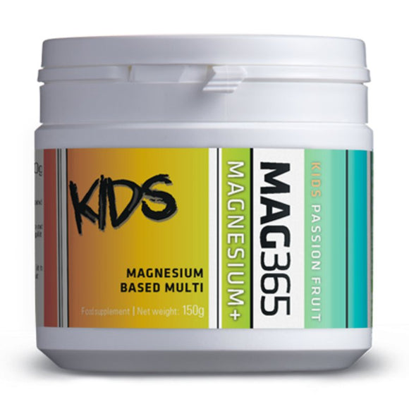 MAG365 Kids Magnesium Supplement Passion Fruit Flavour 150g - O'Sullivans Pharmacy - Vitamins - 5060194211021