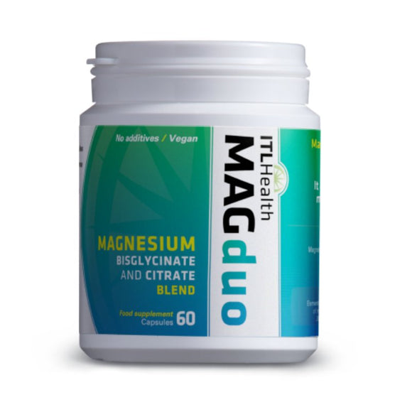 MAG365 MAGduo Magnesium Bisglycinate & Citrate 60 Capsules - O'Sullivans Pharmacy - Vitamins - 5060194212028