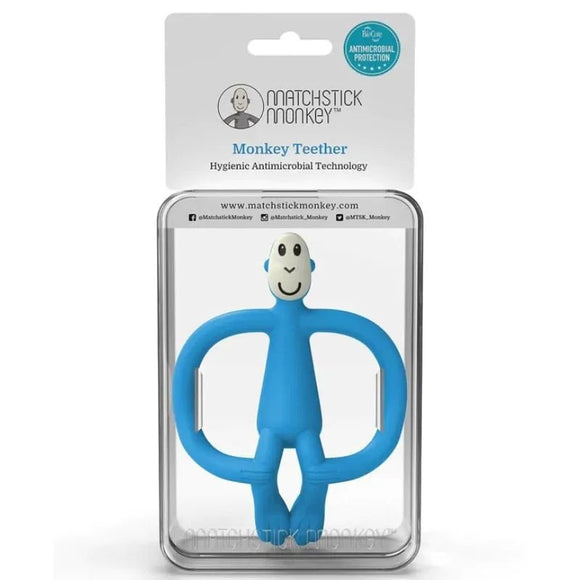 Matchstick Monkey Teether Monkey Blue - O'Sullivans Pharmacy