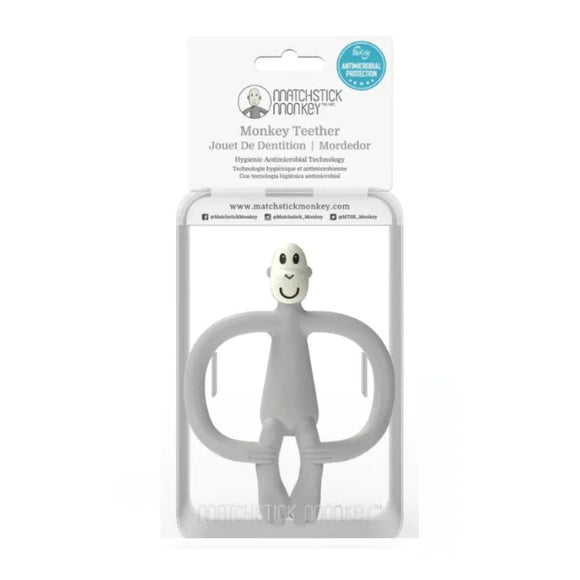 Matchstick Monkey Teether Monkey Grey - O'Sullivans Pharmacy