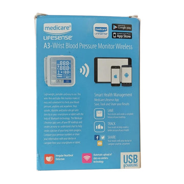 Medicare Lifesense A3 Wrist Blood Pressure Wireless Monitor - O'Sullivans Pharmacy
