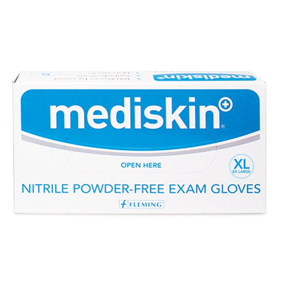 Mediskin Powderfree Nitrile Gloves XL 95 Pack - O'Sullivans Pharmacy - Medicines & Health - 5099390417814