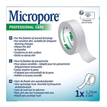 Micropore Hypoallergenic Tape 12.5mm x 5m - O'Sullivans Pharmacy
