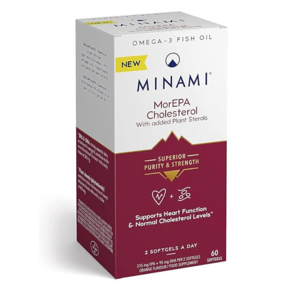 Minami Morepa Cholesterol 60 Softgels - O'Sullivans Pharmacy - Vitamins - 5000243502885