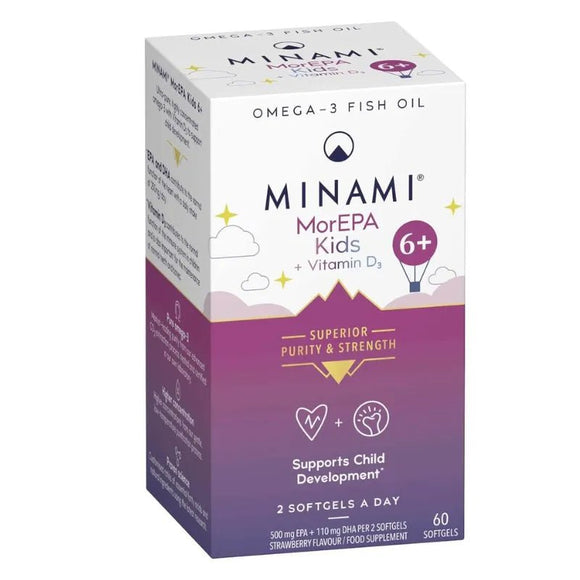 Minami MorEPA Kids 6+ 60 Softgels - O'Sullivans Pharmacy