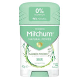 Mitchum for Women Bamboo Powder Eucalyptus Stick Deodorant 40g - O'Sullivans Pharmacy