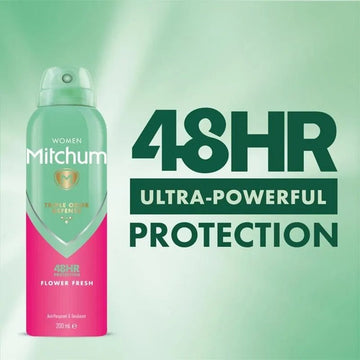 Mitchum for Women Flower Fresh Aerosol Deodorant 200ml - O'Sullivans Pharmacy
