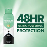 Mitchum for Women Invisible Female Clear Fresh Aerosol Deodorant 200ml - O'Sullivans Pharmacy