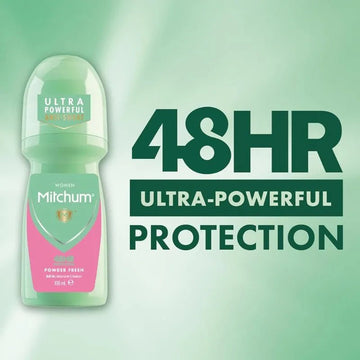 Mitchum for Women Powder Fresh Roll On Deodorant 100ml - O'Sullivans Pharmacy