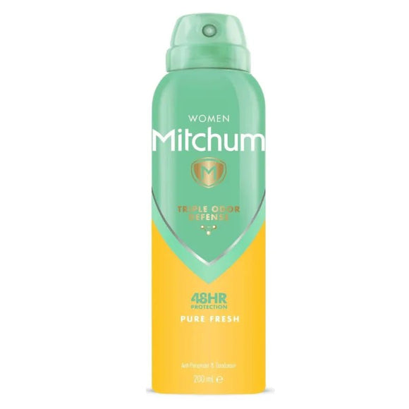 Mitchum for Women Pure Fresh Aerosol Deodorant 200ml - O'Sullivans Pharmacy