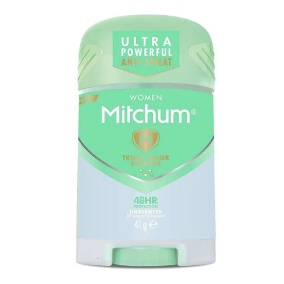 Mitchum for Women Unscented Stick Deodorant 41g - O'Sullivans Pharmacy
