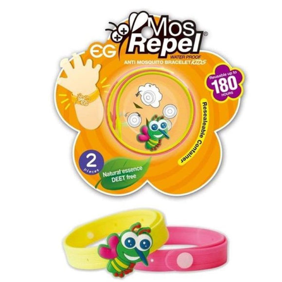 Mos Repel Anti Mosquito Bracelet For Kids 2 Pieces - O'Sullivans Pharmacy - Medicines & Health - 8809093232082