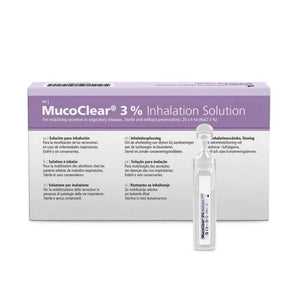 Mucoclear 3% Inhalation Solution 20 x 4ml Pack | O'Sullivans