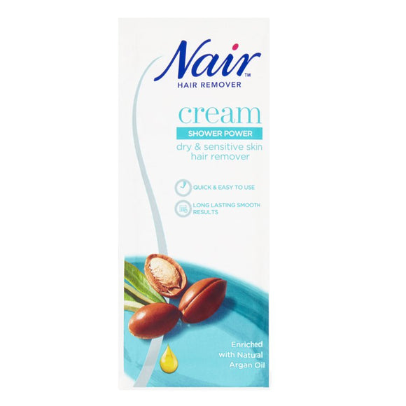 Nair Hair Remover Argan Oil Shower Power Cream 200ml - O'Sullivans Pharmacy - Toiletries - 5010724528228