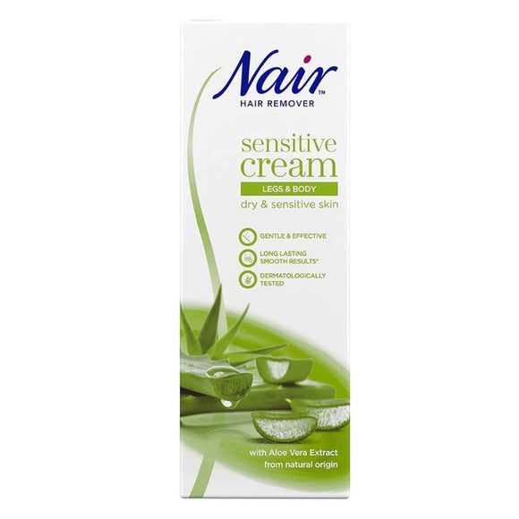 Nair Sensitive Hair Removal Cream Legs & Body 100ml - O'Sullivans Pharmacy - Toiletries - 5010724526385