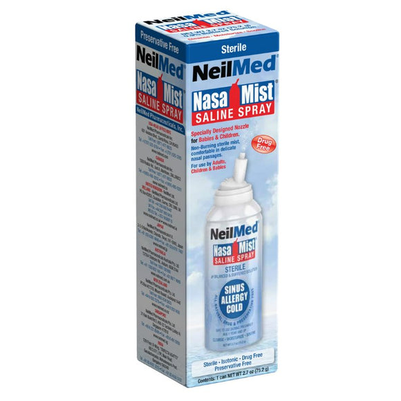 Neilmed Nasa Mist Saline Spray 75ml - O'Sullivans Pharmacy - Medicines & Health - 705928050754