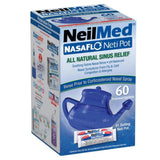 Neilmed NasaFlo Neti Pot With 60 Premixed Packets - O'Sullivans Pharmacy - Medicines & Health - 705928009011