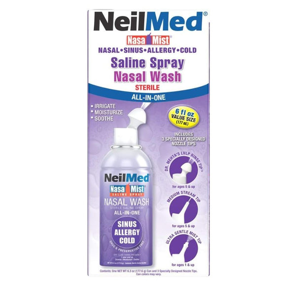 Neilmed NasaMist All In One 177ml - O'Sullivans Pharmacy - Medicines & Health - 705928051775