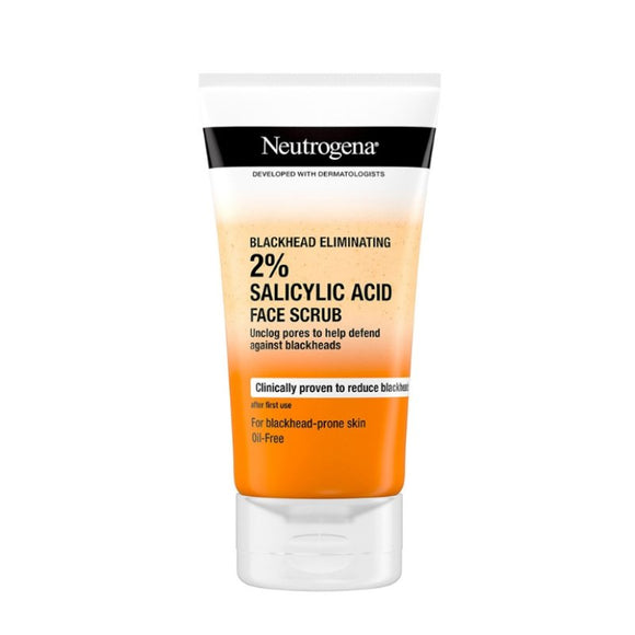 Neutrogena Blackhead Eliminating Face Scrub 150ml - O'Sullivans Pharmacy - Skincare - 3574661498478