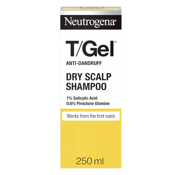 Neutrogena T Gel Dry Hair Anti - Dandruff Shampoo 250ml - O'Sullivans Pharmacy