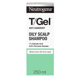 Neutrogena T Gel Oily Scalp Anti - Dandruff Shampoo 250ml - O'Sullivans Pharmacy
