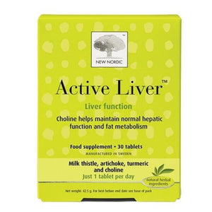 New Nordic Active Liver 30 Tablets - O'Sullivans Pharmacy - Vitamins - 5021807537136