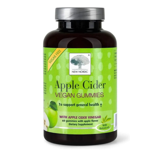 New Nordic Apple Cider 60 Gummies - O'Sullivans Pharmacy - Vitamins - 5021807442232