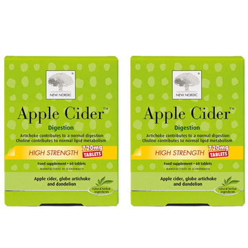 New Nordic Apple Cider High Strength 720mg 120 Tabs Twin Pack - O'Sullivans Pharmacy - Vitamins - 5391500076592