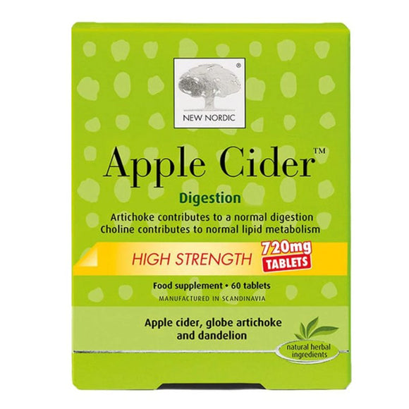 New Nordic Apple Cider High Strength 720mg 120 Tabs Twin Pack - O'Sullivans Pharmacy - Vitamins - 5391500076592