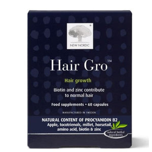 New Nordic Hair Gro 60 Capsules - O'Sullivans Pharmacy - Vitamins - 5021807449699