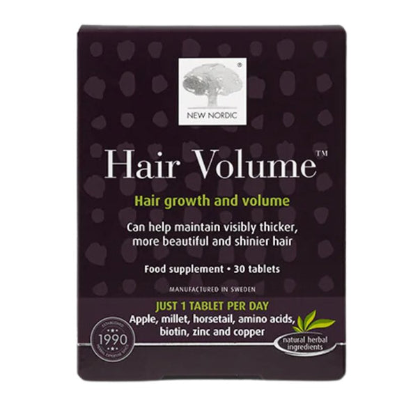 New Nordic Hair Volume 30 Tablets - O'Sullivans Pharmacy - Vitamins - 5021807449552