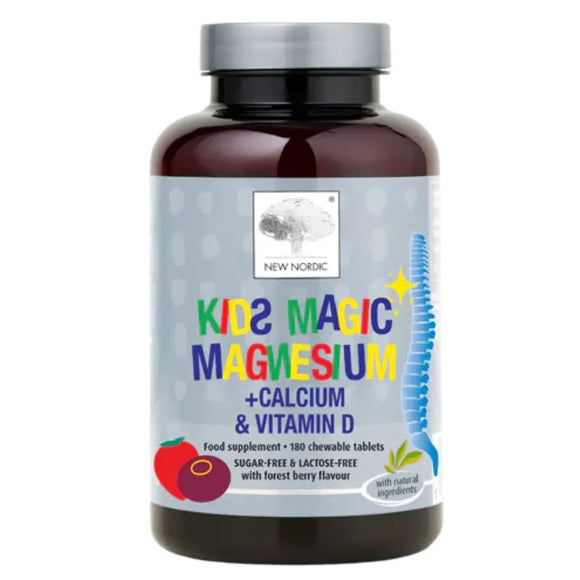 New Nordic Kids Magnesium 180 Chewable Tablets - O'Sullivans Pharmacy