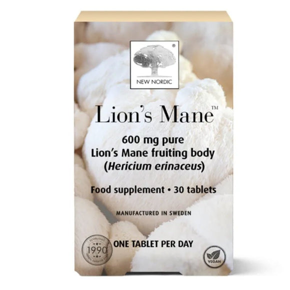 New Nordic Lions Mane 30 Tablets - O'Sullivans Pharmacy