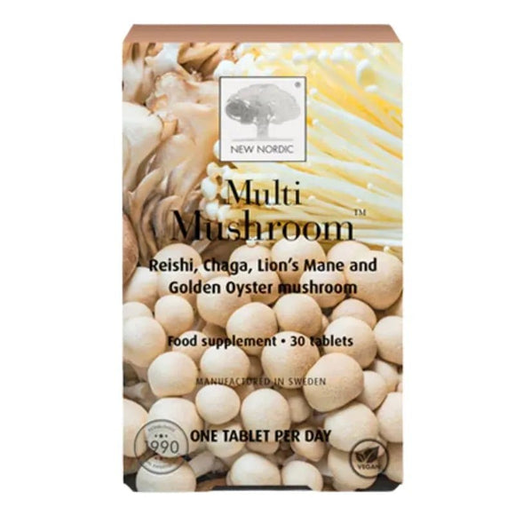 New Nordic Multi Mushroom 30 Tablets - O'Sullivans Pharmacy