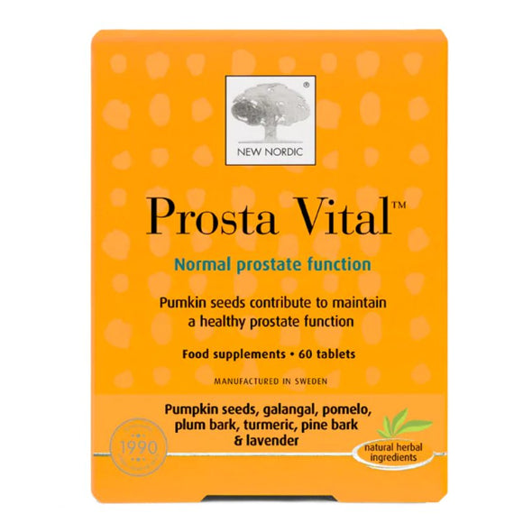 New Nordic Prosta Vital 60 Tablets - O'Sullivans Pharmacy - Vitamins - 5021807444908