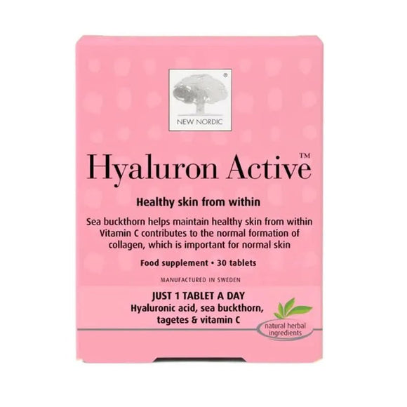 New Nordic Skin Care Hyaluron Active 30 Tablets - O'Sullivans Pharmacy