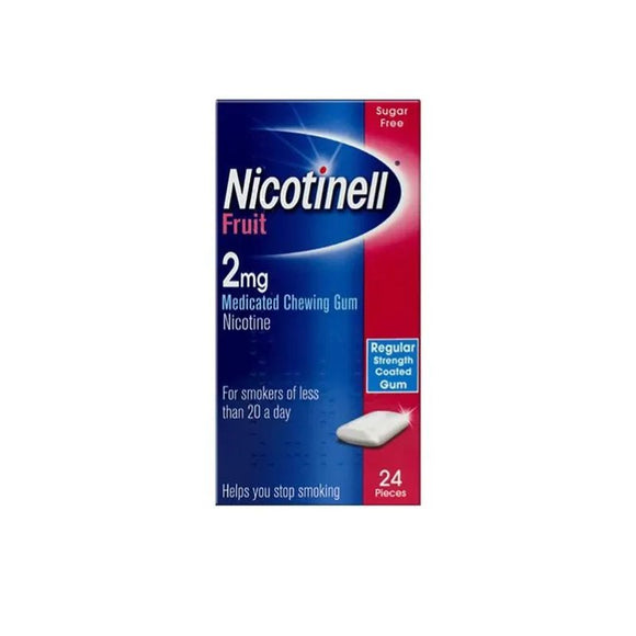 Nicotinell Fruit 2mg Gum - O'Sullivans Pharmacy