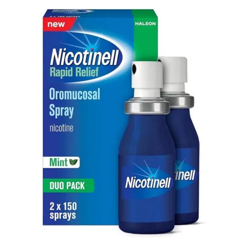 Nicotinell Rapid Relief Spray Duo Pack 2x150 Sprays - O'Sullivans Pharmacy