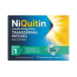 Niquitin Clear Step 1 21mg X 7 Patches - O'Sullivans Pharmacy