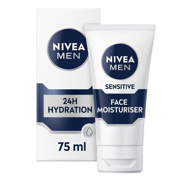 Nivea Men Moisturiser Sensitive 75ml - O'Sullivans Pharmacy - Skincare - 5025970023397