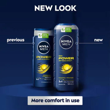 Nivea Men Shower Gel Power 500ml - O'Sullivans Pharmacy